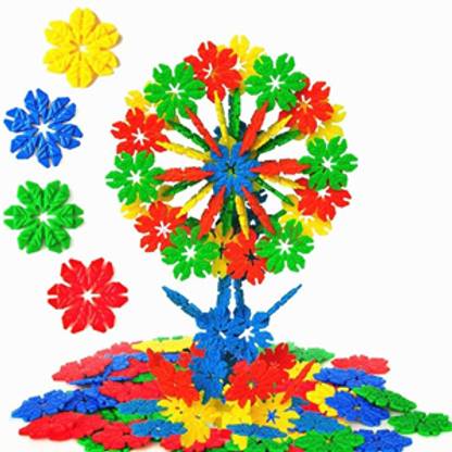 MANTICORE TF-08 Interlocking Flakes Disc Shaped Learning Blocks Toy Set For Kids