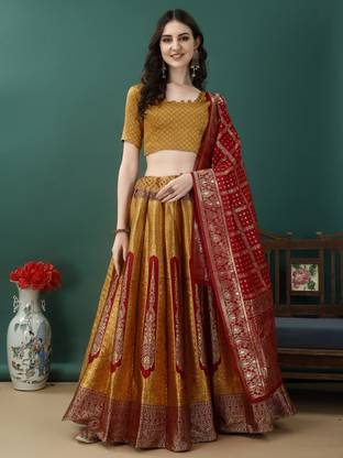 LCHHFV7VYGYJVF2W Self Design Semi Stitched Lehenga Choli