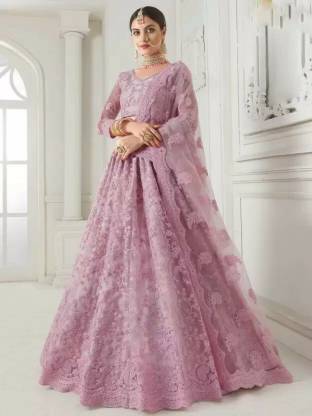 Self Design Semi Stitched Lehenga Choli