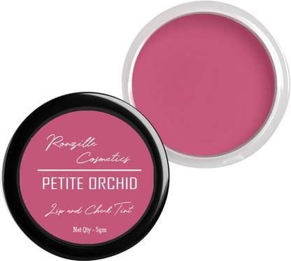 RONZILLE Lip & Cheek Tint natural make-up blend in 3-in-1 Lips, Cheek, and Eyes Petite Orchid