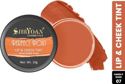 Shryoan Perfect Pout Cheek and Lip Tint Creamy Matte Finish Hardly Nude Hardly Nude