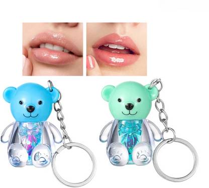 Ashyra Bear Lip Gloss – Pocket-Friendly Beauty Essential (Pack of 2)