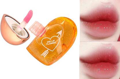 winry HEART SHAPE LIP BALM Oil Glossy Jelly Water Proof Lip Gloss FRUITY