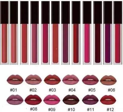 LARA KOSSLER COMBO OF LIPSTICK SET OF 12