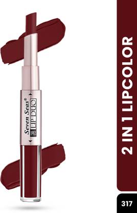 Seven Seas Lip Duo 2 In 1 Liquid Lipstick with Lipstick For Her