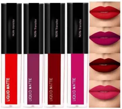 RVLIPS gloss matte lipstick red edition set of 4