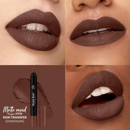 Seven Seas Matte Mood Non-Transfer Lipstick Long Lasting & Waterproof Lasts Upto 24Hrs