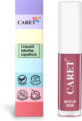 Caret Liquid Matte Lipstick For Intense Matte Color |Water Proof -Made With Love