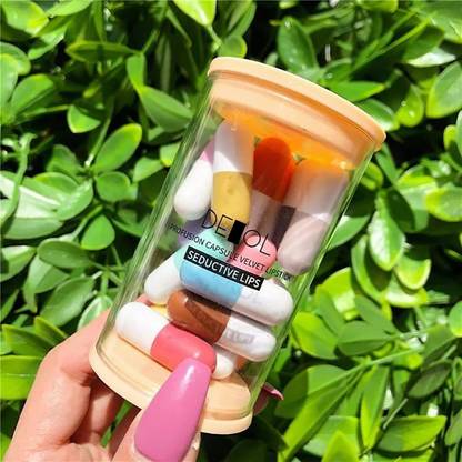Rachna Mini Capsule Lipsticks Pills/Pill Lipsticks Color Matte Lipstick Set