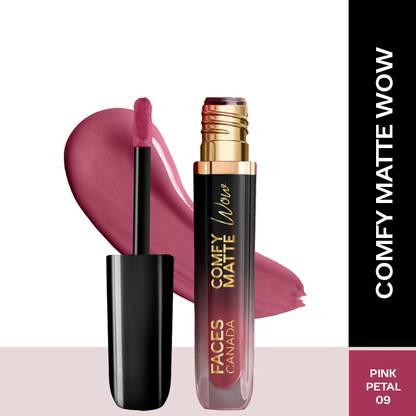 FACES CANADA Comfy Matte Wow Liquid Lipstick | Highly Pigmented | Long Lasting