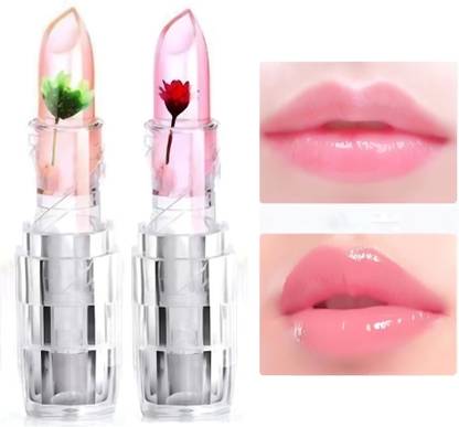 Earthcon Jelly Flowers Lipstick With color Changing