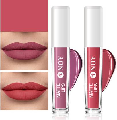 NOY Chic Nude Waterpoof Matte Lip Colors Set: Intense Shades Of Subtle Glam #WC108