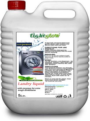 Lightglow Matic Liquid Detergent |Best Use For Top and Front Load Washing Machine Fresh Liquid Detergent