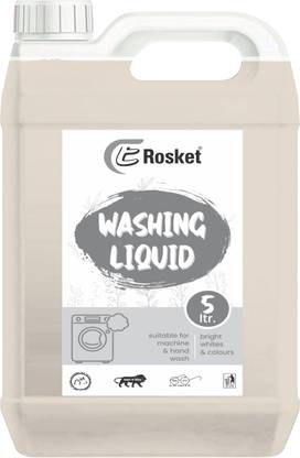 EROSKET Washing machine liquid detergent top load and front load (transparent 5 ltr) Multi-Fragrance Liquid Detergent