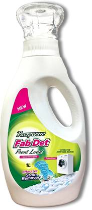 Parryware Fab Det Liquid Detergent for Front Load machines 1L Pack | Power Clean Formula Fresh Liquid Detergent