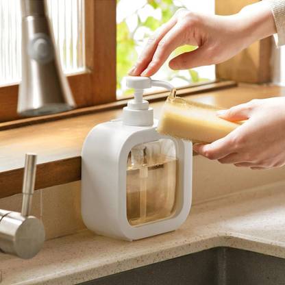 CHETARU Hand wash Dispenser Bottle for Bathroom, Soap Dispenser for wash Basin 300 ml Liquid Dispenser