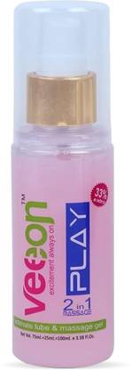 Veeon Play 2 in 1 Intimate Lube & Massage Gel Lubricant
