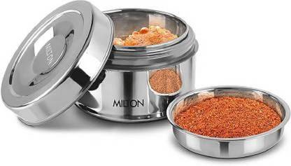 MILTON Steel Snacks Medium 1 Containers Lunch Box