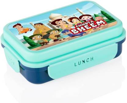 RANIC RANIC Kids Lunch Box Plastic, Tiffin Box for Boys, Girls, School & Office (Blue) 2 Containers Lunch Box