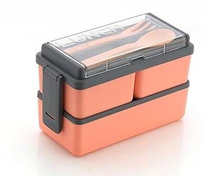 busaji enterprise 3 Compartment Leak Proof Lock System Lunch Box for Office and Lunch Box for Kids 3 Containers Lunch Box