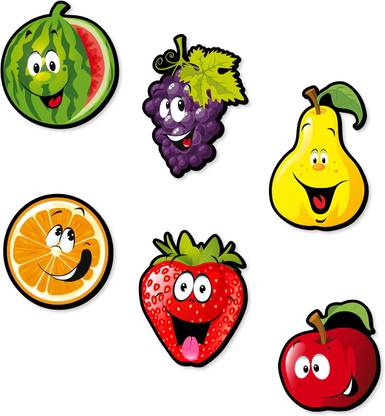 Raptech Fridge Magnets Refrigerator Cute Designs for Home, Kitchen and Office Fridge Magnet Pack of 6