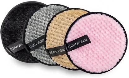 Giffy Makeup Remover Puff Face Microfiber Cloth Pads Cleaning Face Towel Makeup Remover