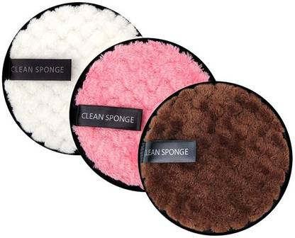 glambelle Makeup Removal Reusable Cleansing Pads, Easily Removes Face & Eye Makeup Remover