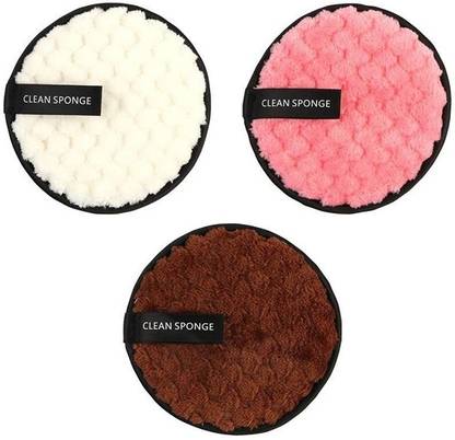 Mobfest Double-Sided Reusable Eye Makeup Remover Microfiber Pads Makeup Remover