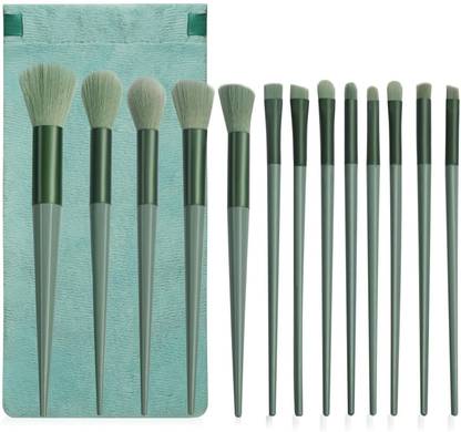 MYN Professional Makeup Brush Set - 13 Piece Makeup Brushes for Eyeshadow, Powder, Blush, Foundation Blending Brush Set with Portable Pouch