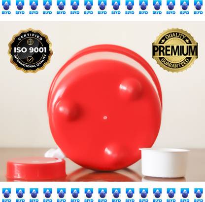 BLVD 10 Liter Insulated Plastic Jug Red Bottled Water Dispenser