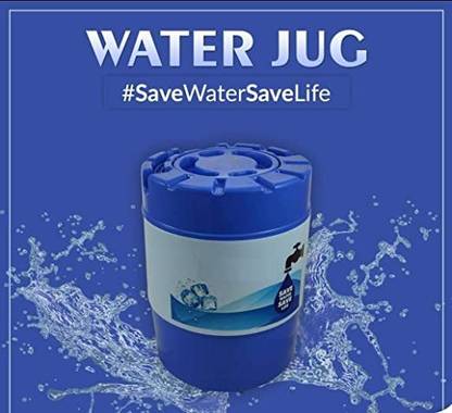 BLVD Plastic Insulated 20 Liter Water Bottle Dispenser Jug |Water Jar| Blue-1 20000 ml Flask