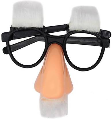 nawani Fake Nose Eyebrows with Moustache Funny Glasses for Party Pack Party Mask