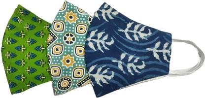 SDF Cotton Face Mask for Women and Kids - Hand Washable Party Mask