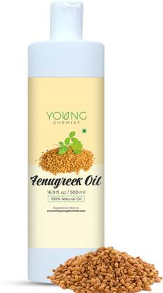 Young Chemist 100% Pure, Natural & Cold Pressed Fenugreek Oil | 500 ml