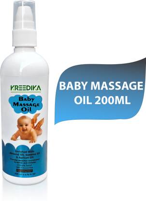 KREEDIKA Baby-Friendly Massage Oil with Nourishing Ingredients