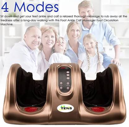 TENS Foot Massager Machine for Pain Relief with Kneading function - Also used as Leg Calf Massager - Corded Electric Foot Massage Machine Massager