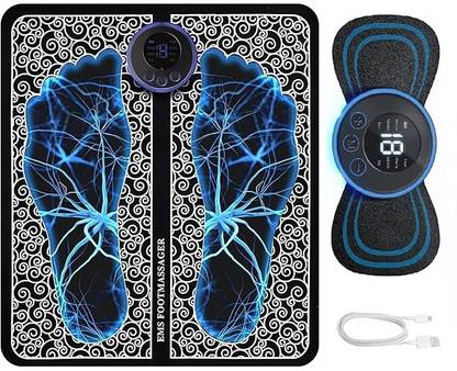 ZEPAD Combo Foot Massager and Butterfly - Pain Relief Wireless Portable Folding with