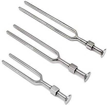 mediwave Tuning Fork Set (128Hz, 256Hz and 512Hz) Utility Forceps