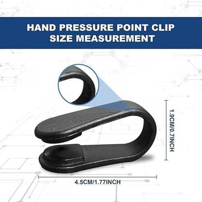 Raamesht Sugar Control Acupressure Point Clip Li4 Migraine Tension Relief Diabetics Hand Medicine Dispenser