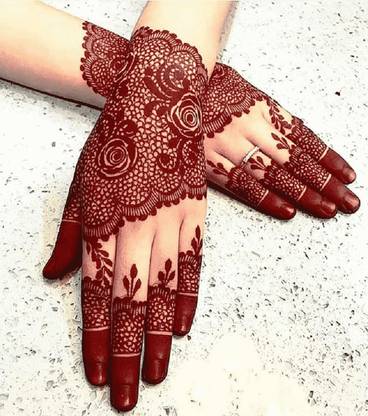 SHIZUKESA Natural Mehendi color red Natural Mehendi