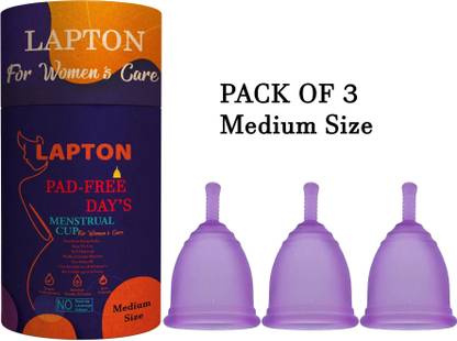 LAPTON Medium Reusable Menstrual Cup