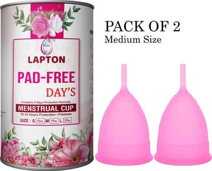LAPTON Large Reusable Menstrual Cup