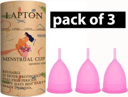 LAPTON Medium Reusable Menstrual Cup