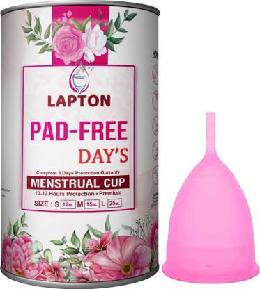 LAPTON Large Reusable Menstrual Cup