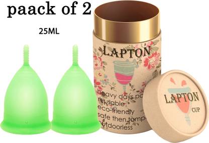 LAPTON Large Reusable Menstrual Cup