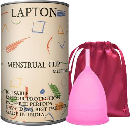 LAPTON Large Reusable Menstrual Cup