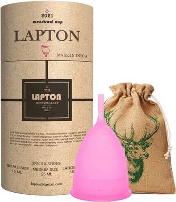 LAPTON Medium Reusable Menstrual Cup