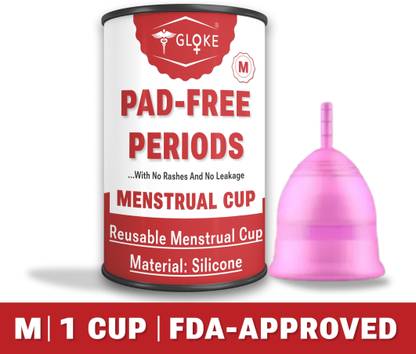 GLOKE Medium Reusable Menstrual Cup