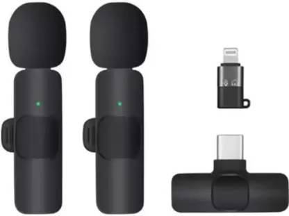 YAROH ATY_919A_K9 WIRELESS DUALMICROPHONE FOR IOS & ANDROID FOR YOUTUBERS & VLOGGERS Microphone