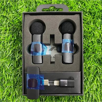 SSN Global K9 DUAL WIRELESS MICROPHONE PLUG & PLAY FOR YOUTUBE,VIDEO RECORDING S15 Microphone